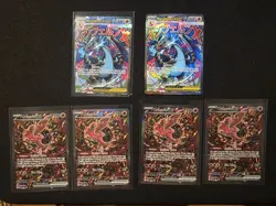 Mega Charizard X ex 023 Me: Mega Evolution PROMO & 4X Oricorio Holo SIX CARDS - Image 1