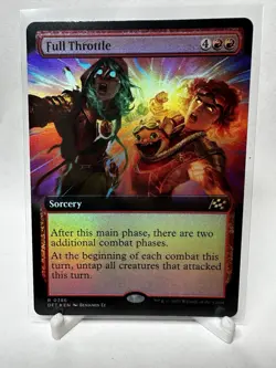 Full Throttle Aetherdrift Foil Magic The Gathering Sorcery Red - Image 1