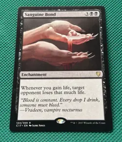 Sanguine Bond 124/309 Rare Enchantment Commander 2017 Magic The Gathering MTG - Image 2