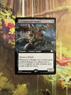 1x Exsanguinator Cavalry - Extended NM Eng MTG - March of the Machine Commander - Image 1