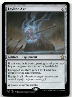 Leyline Axe x1 1x Foundations NM MTG - Image 1