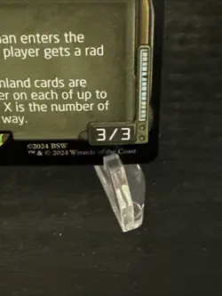 Magic: The Gathering Fallout Wise Mothman (Showcase Foil) PipBoy VATS NM - Image 5