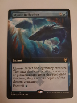 Mystic Reflection Extended Art NM/M Kaldheim MTG Magic the Gathering KHM - Image 1
