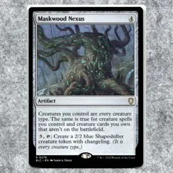 Maskwood Nexus 279 NM NF Rare MTG Commander Bloomburrow Magic - Image 1