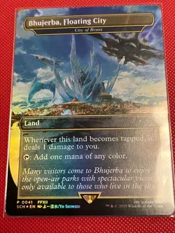 MTG Final Fantasy Bhujerba, Floating City - City of Brass Store Champs Promo - Image 1