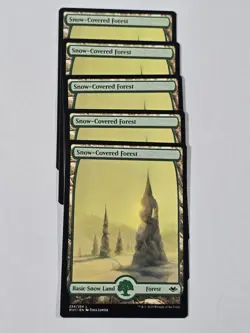 5x Snow Covered Forest - Modern Horizons 1 - MH1 - Near Mint - MTG - Image 1