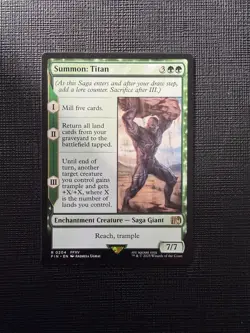 MTG: Summon: Titan 0204 Final Fantasy Regular NM - Image 1