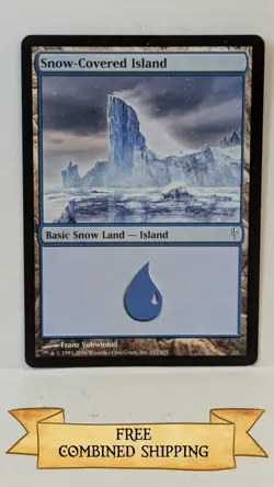 Magic the Gathering: 8X Snow-Covered Island Coldsnap Lot - Image 2