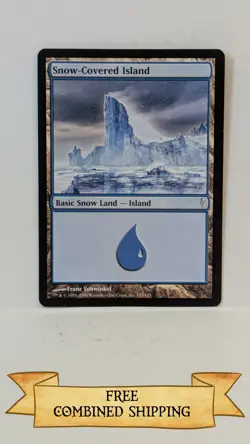 Magic the Gathering: 8X Snow-Covered Island Coldsnap Lot - Image 5