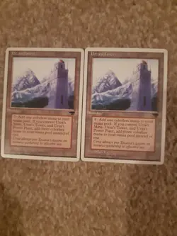 MTG - 2 x Urza's Tower - version 3 - Chronicles - Image 1