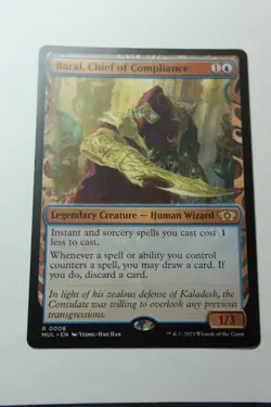 MTG Baral Chief of Compliance x1- Showcase-Multiverse Legends-Lightly Played - Image 1