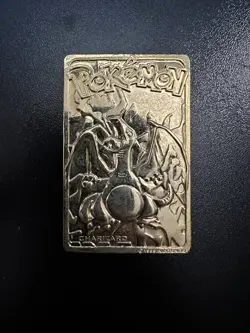 Pokemon 23K Gold Plated Trading Card | #6 Charizard | Burger King Edition - Image 1