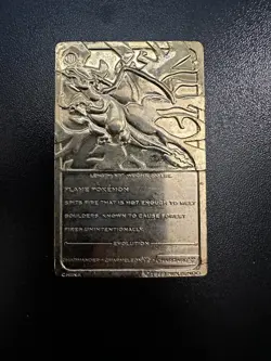 Pokemon 23K Gold Plated Trading Card | #6 Charizard | Burger King Edition - Image 2
