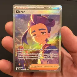 Kieran 174/131 Pokemon TCG SV: Prismatic Evolutions Special Illustration Rare NM - Image 2