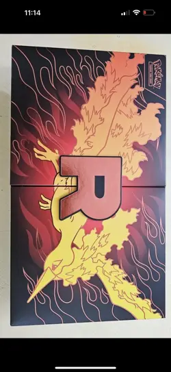 Pokemon Team Rocket's Moltres Playmat, deck Box, coin, Markers & dice!!! In hand - Image 3