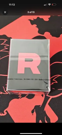 Pokemon Team Rocket's Moltres Playmat, deck Box, coin, Markers & dice!!! In hand - Image 4