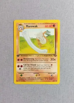 Pokemon TCG - 1st Edition Marowak - Jungle Set - 39/64 - Image 1