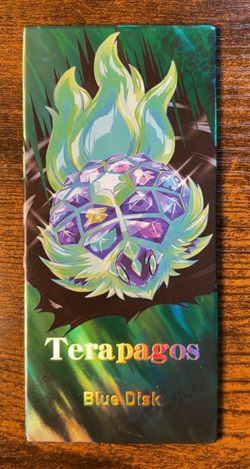 Terapagos Blue Disk Pokemon Tarot Stub Hit Eif Origin 4.0 Non-TCG Pokemon - Image 1