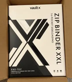 Vault X SV10.5 XXL Binder 16 pocket Pokemon Black Bolt & White Flare | NEW - Image 1
