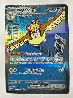 Pokemon TCG Pidgeot EX 225/197 Obsidian Flames - Image 1