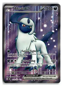 Absol ex - Ultra Rare Darkness Holo SV03: Obsidian Flames #214/197 [NM] Pokemon - Image 1