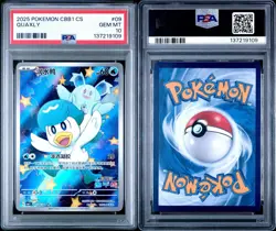 Pokemon 2025 Pokemon CBB1 Gem Pack 1 Simplified Chinese Quaxly #09 PSA 10 - Image 2