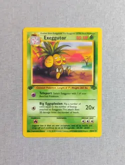 Pokemon TCG - 1st Edition Exeggutor - Jungle Set - 35/64 - Image 1