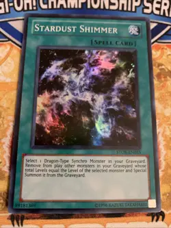 Yugioh Stardust Shimmer STOR-EN055 NM - Image 1