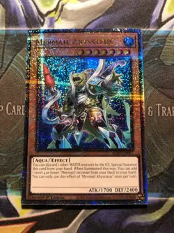 *** MERMAIL ABYSSTEUS *** QUARTER CENTURY SECRET RARE RA03-EN007 YUGIOH! - Image 1