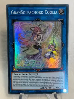 Yugioh! GranSolfachord Coolia - CYAC-EN049 - Super Rare - 1st Edition - Image 1