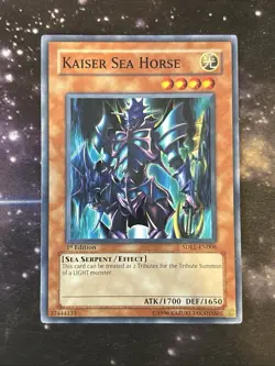 Yugioh Kaiser Sea Horse - LP 1st Edition Common - SDRL-EN008 - Image 1