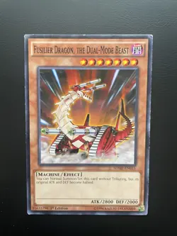 Yugioh Fusilier Dragon, The Dual-Mode Beast SDMP-EN015 1st Edition Common HP - Image 1