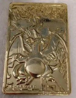 POKEMON original 23K Gold-Plated Charizard Collectible Card - Image 1