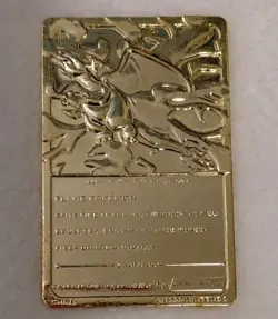 POKEMON original 23K Gold-Plated Charizard Collectible Card - Image 2
