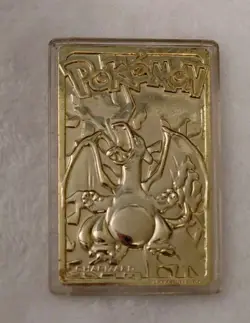 POKEMON original 23K Gold-Plated Charizard Collectible Card - Image 3