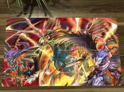 WVICM Duel Playmat Blackwing TCG CCG Trading Card Game Mat Desk Pad Free Bag - Image 1