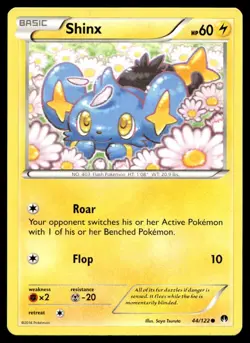 Shinx 44/122 Pokemon Card BREAKpoint Common 60 HP Lightly Played C7 - Image 1