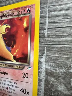 Pokemon TCG Dark Typhlosion Neo Destiny Holo Rare Card 10/105 1st Edition - Image 3