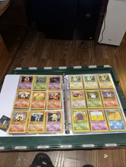 Vintage Pokemon Card Binder Lot 100+ Cards LP-MP Mixed Sets, Base Set, 90’s, Y2K - Image 3