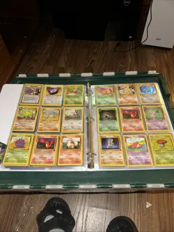 Vintage Pokemon Card Binder Lot 100+ Cards LP-MP Mixed Sets, Base Set, 90’s, Y2K - Image 5