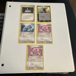 2007 Pokemon 5 Card Lot MP To LP - Image 1