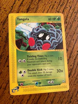 Tangela - 112/147 - Common Aquapolis - Pokemon Card - NM [Authentic, Excellent] - Image 1