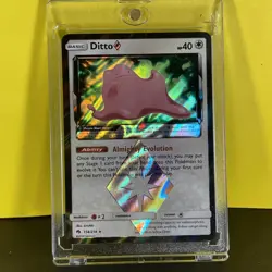 Ditto 154/214 Pokemon Card Prism Star Lost Thunder - Image 2