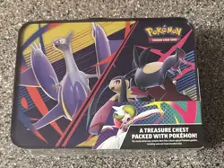 Pokemon TCG Mega Evolution Collector Chest Tin Box 6 Packs & 3 Foil Cards NEW - Image 2