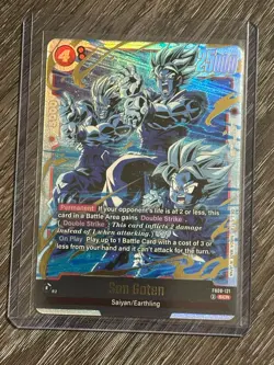 Son Goten FB08-121 Secret Rare Saiyan's Pride Dragon Ball English Card Fusion Wo - Image 1
