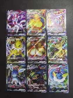 9 Lot Pokemon TCG S-Chinese Card Eevee Sylveon Gem Pack Three STAR CBB2C J05 ＃2 - Image 1