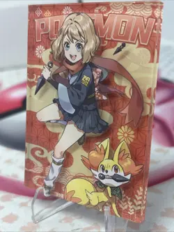 Pokemon Eif Elf Origin Collection Hisuian Serena & Fennekin Acrylic Card - Image 2