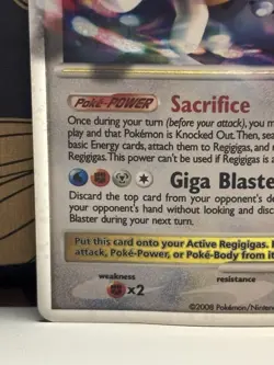 Regigigas LV.X DP30 Diamond & Pearl Promo MP - Holo Rare Pokemon Card - Image 4
