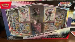 Pokemon Prismatic Evolutions Premium Figure Collection SV8.5 Cards - Image 1