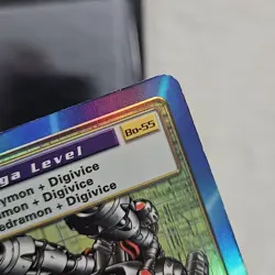 1999 Machinedramon Bo-55 Series 2 Booster Digimon Card NM Digi- Bandai Holo Foil - Image 3